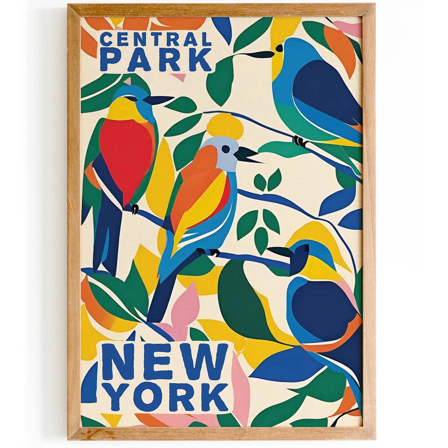 Colorful Central Park New York City Poster - HypeSheriff