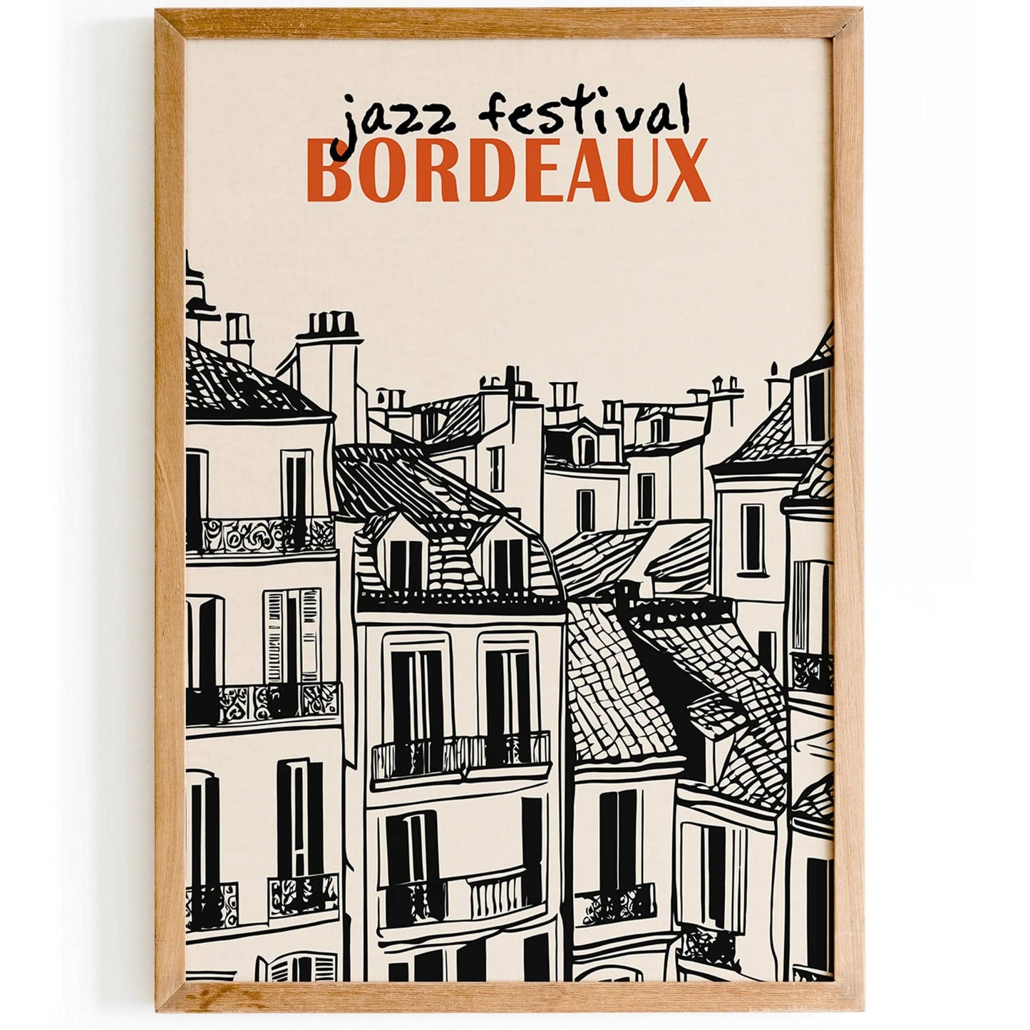 Jazz Festival BORDEAUX Poster - HypeSheriff