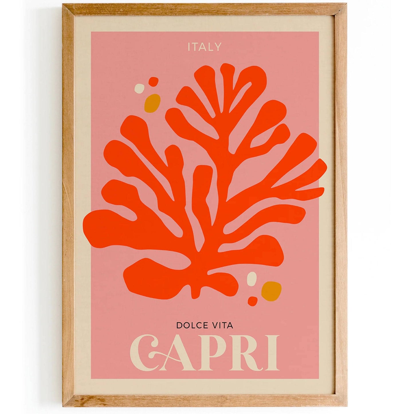 Dolce Vita Capri Italy Poster 2025 - HypeSheriff