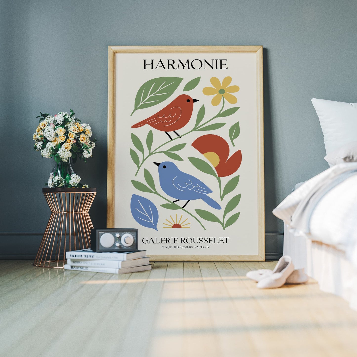 Harmonie Poster - French Paris Gallery Wall Art Print