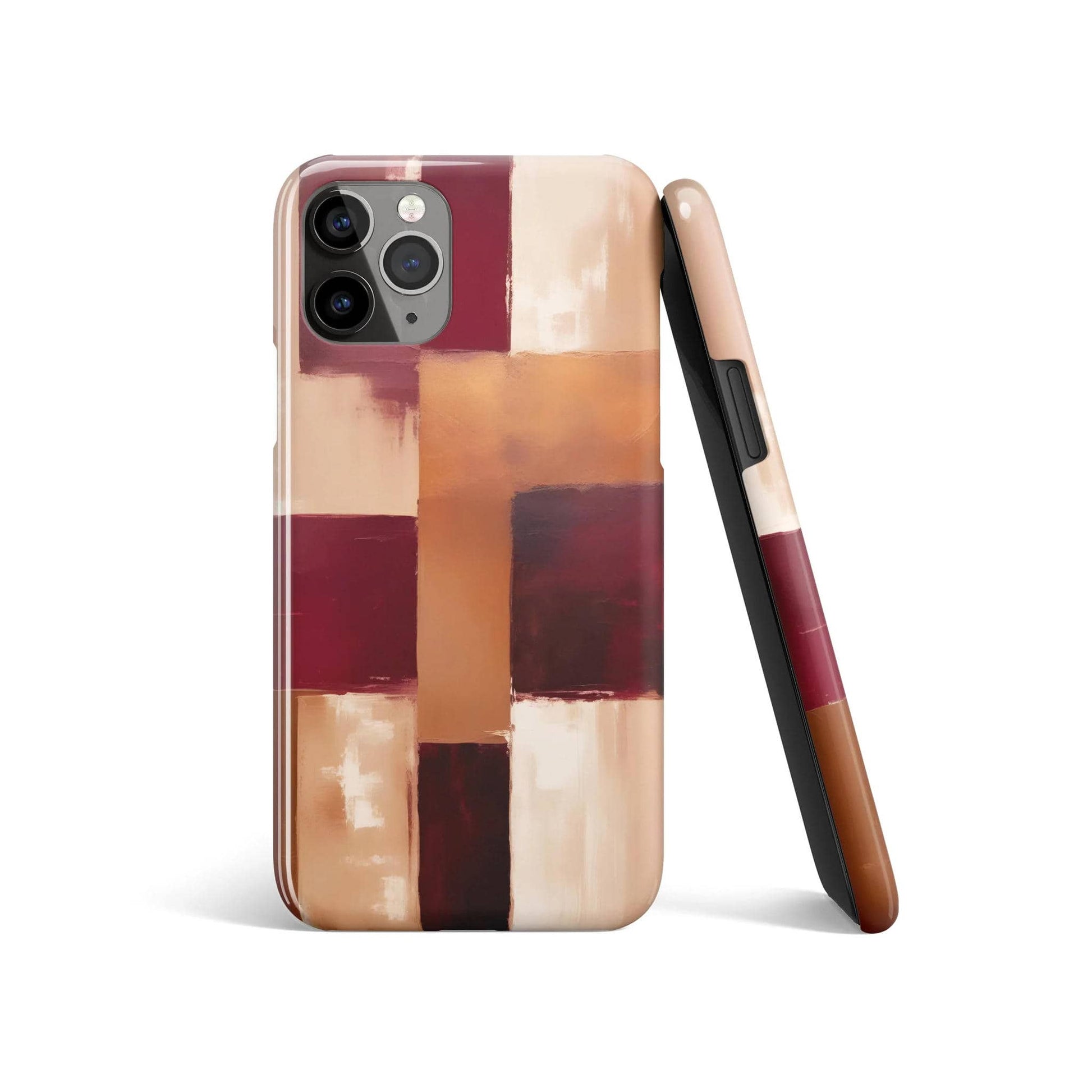 Modern Vintage Geometric iPhone Case - HypeSheriff