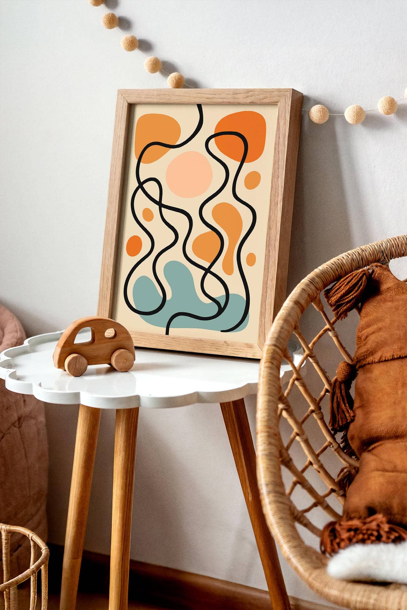 Abstract Liquid Shapes Art Print – Modern Aesthetic Wall Decor
