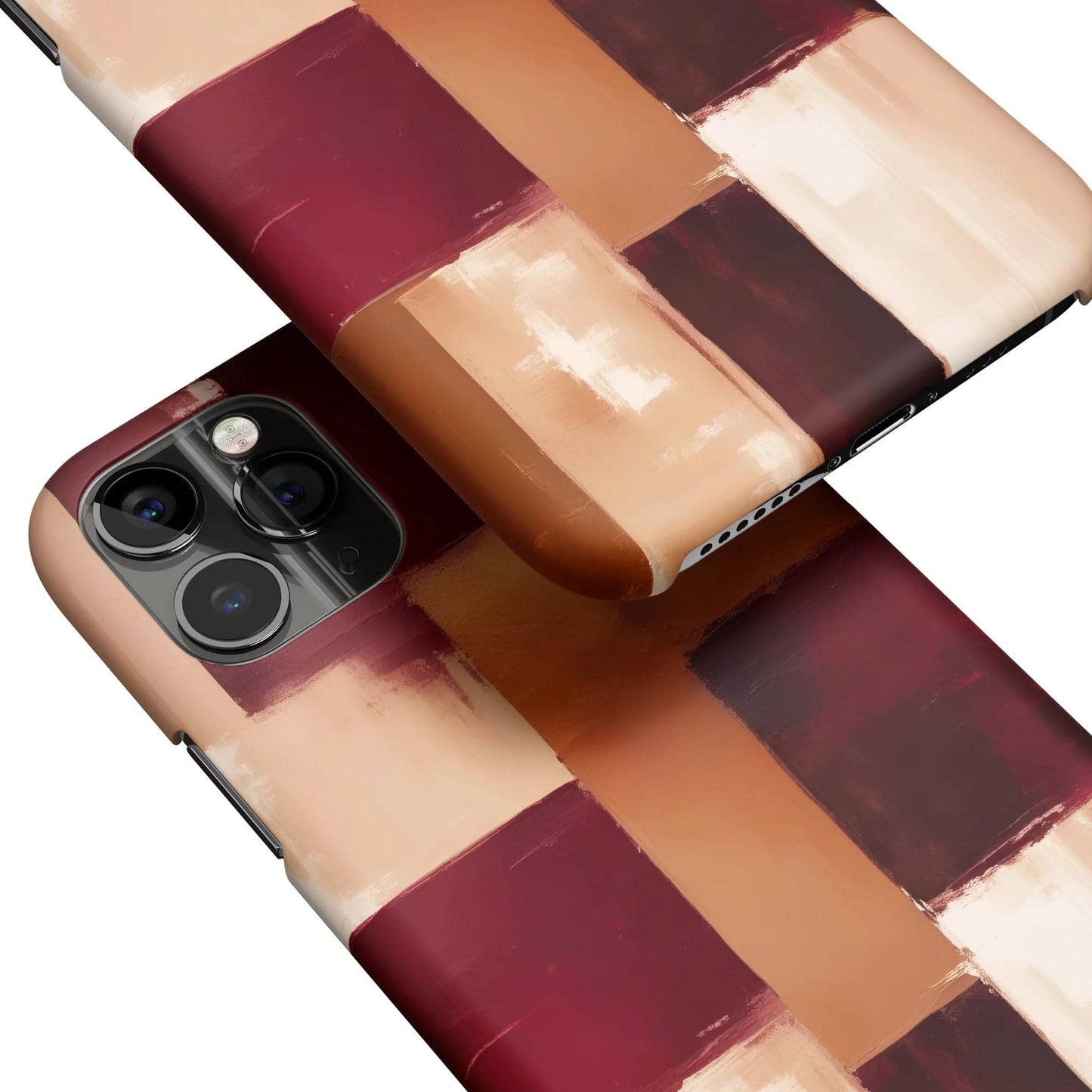 Modern Vintage Geometric iPhone Case - HypeSheriff