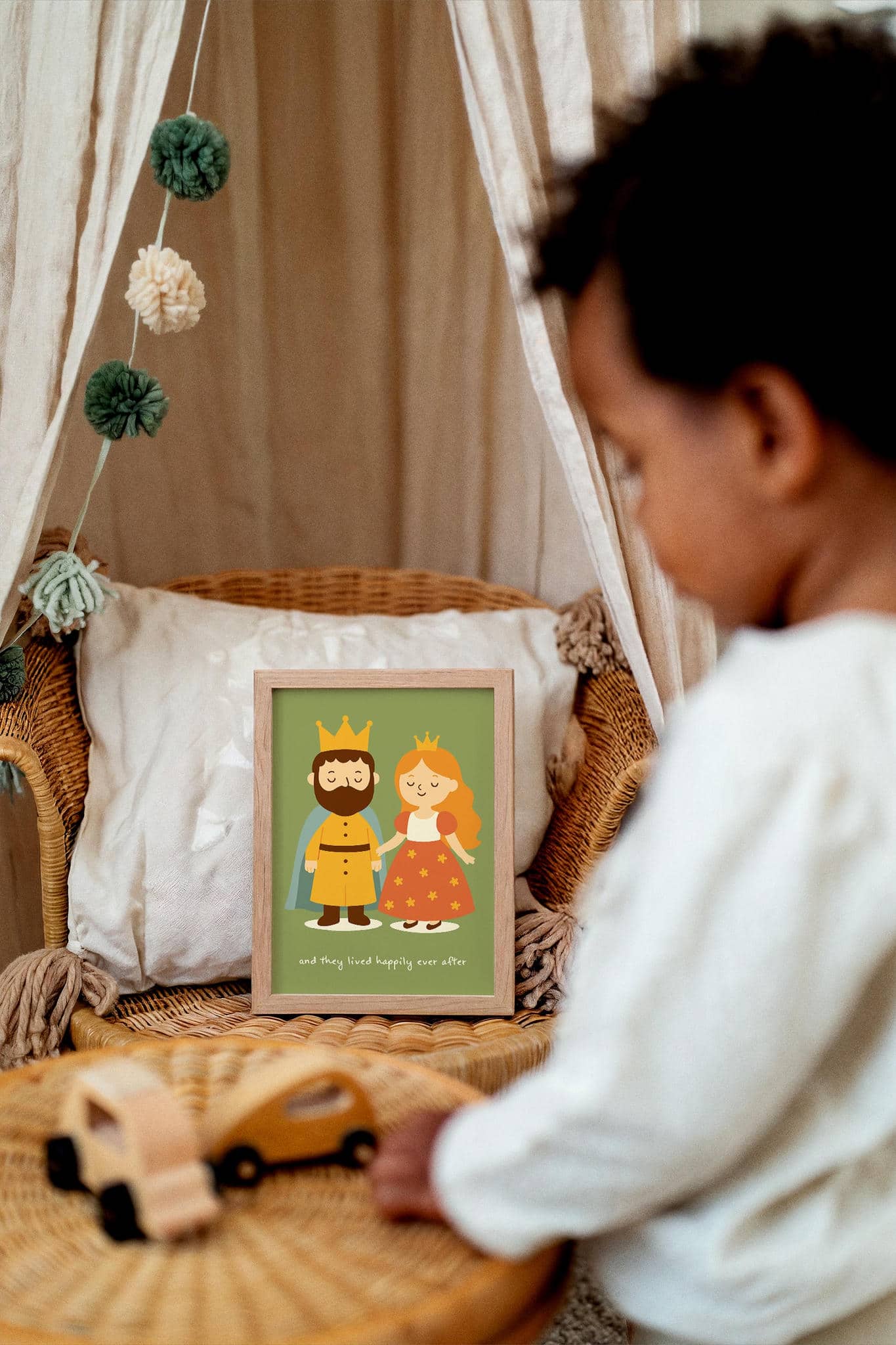 And They Lived Happily Ever After’ Fairy Tale Poster