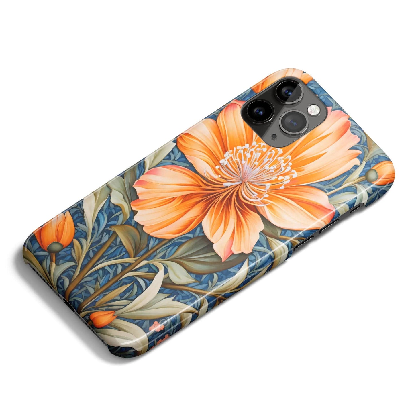 William Morris Floral Art iPhone Case - HypeSheriff