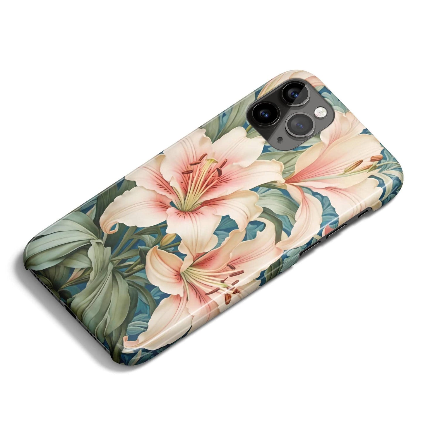Floral Lilies iPhone Case - HypeSheriff
