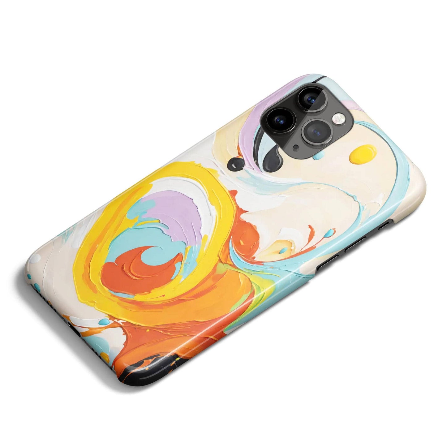 Expressive Hues Painting iPhone Case - HypeSheriff