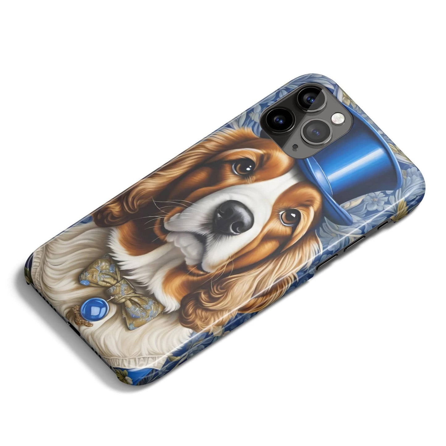 Victorian Dog Portrait iPhone Case - HypeSheriff