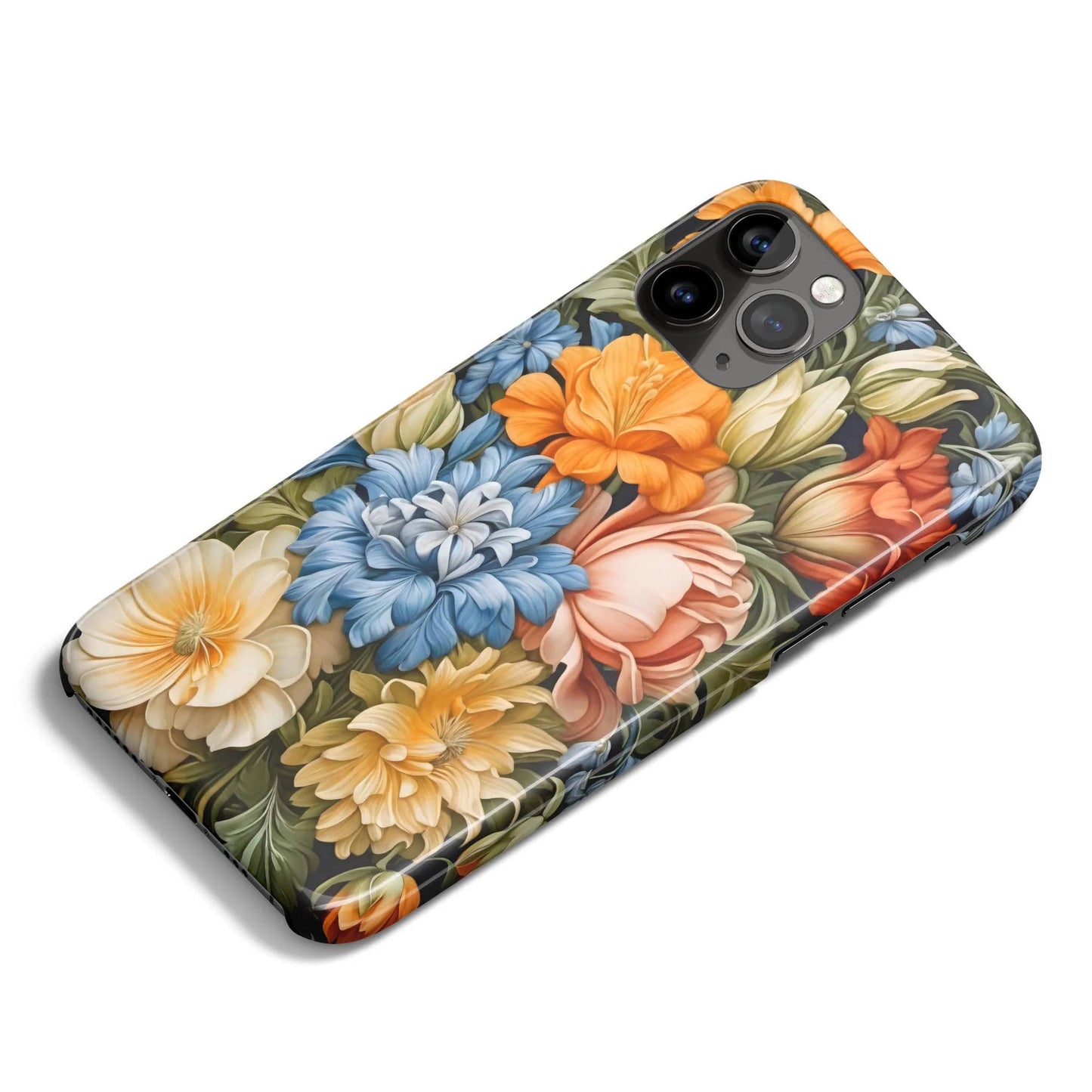Baroque Floral Painting iPhone Case - HypeSheriff