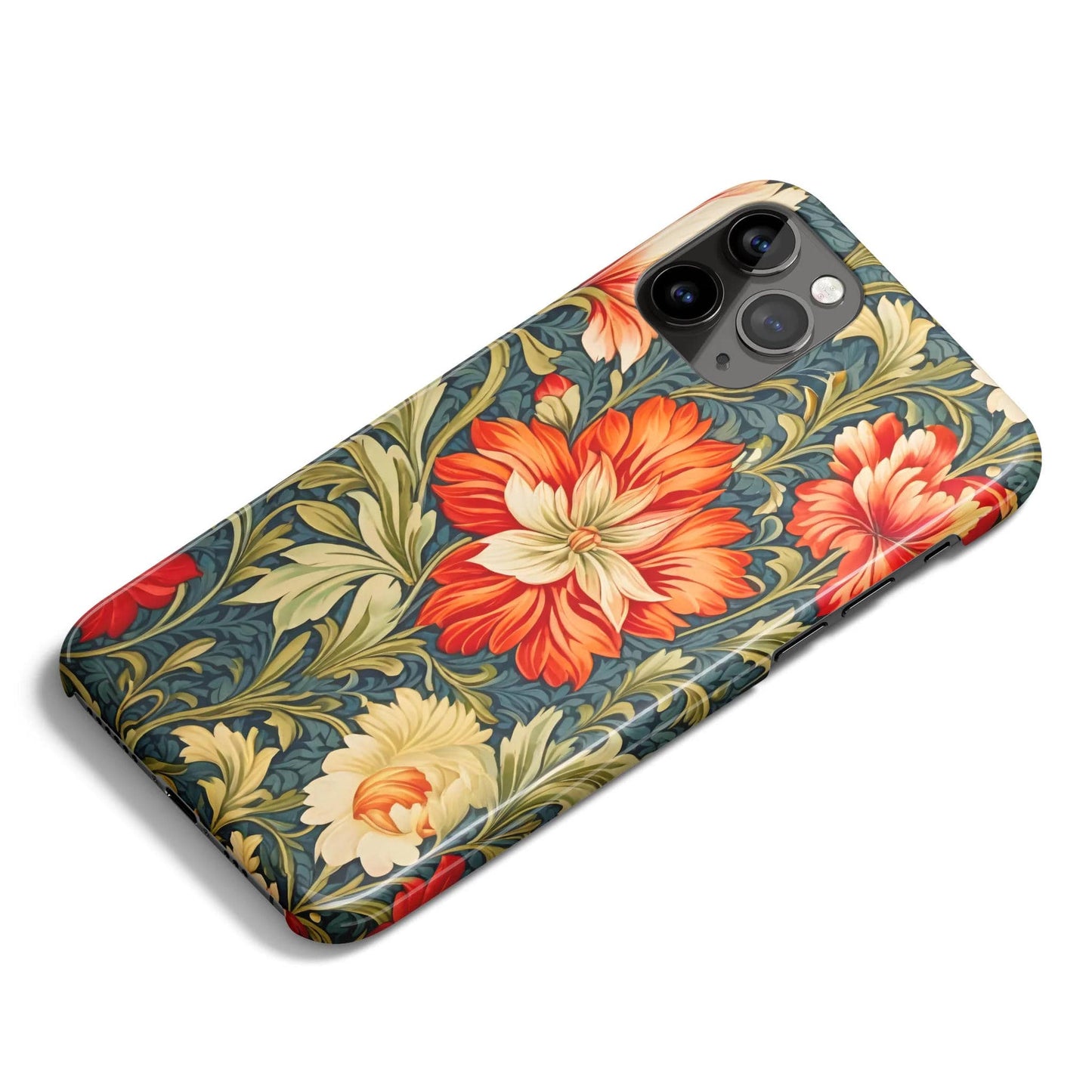 Classic Botanical William Morris iPhone Case - HypeSheriff
