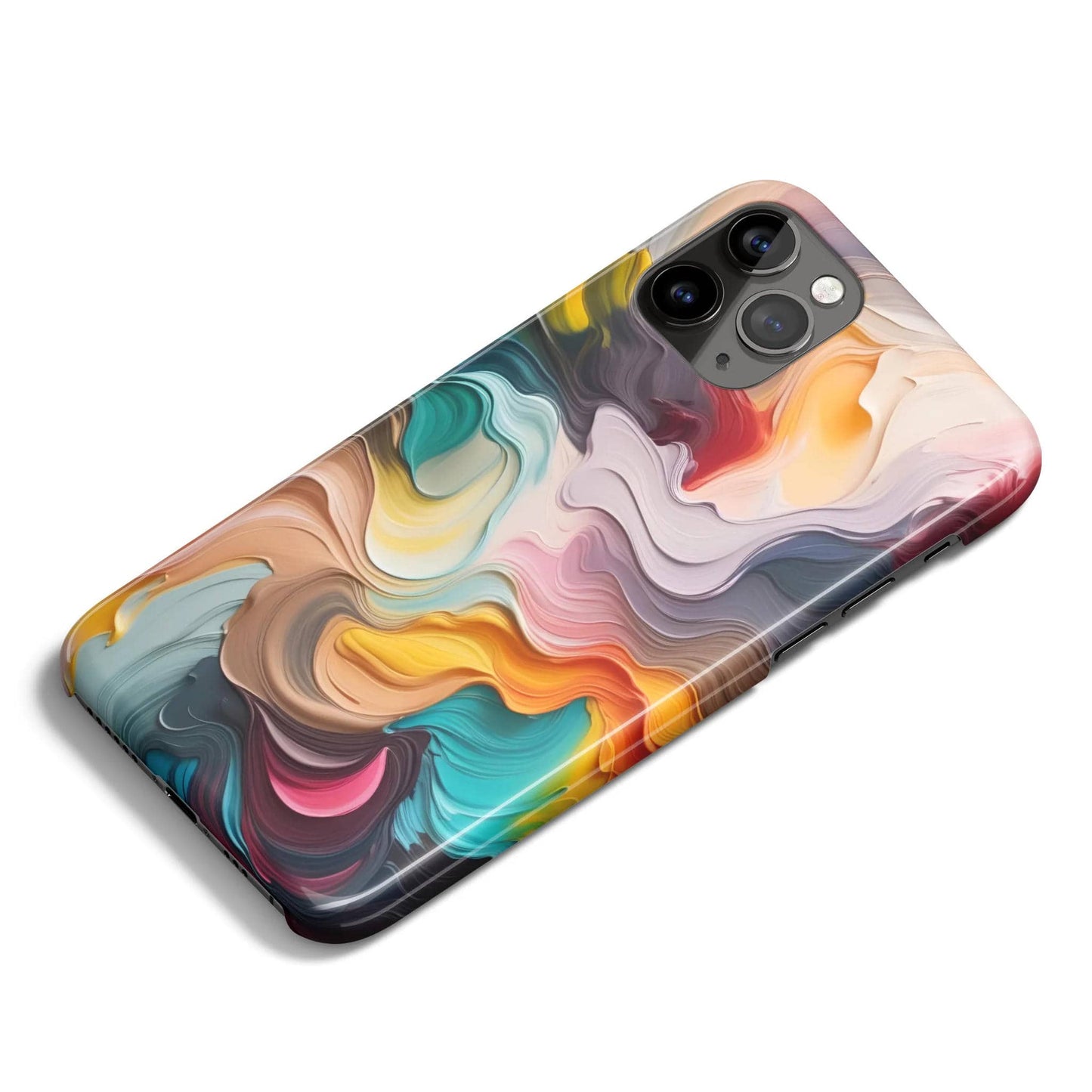Colorful Liquid Painting iPhone Case - HypeSheriff
