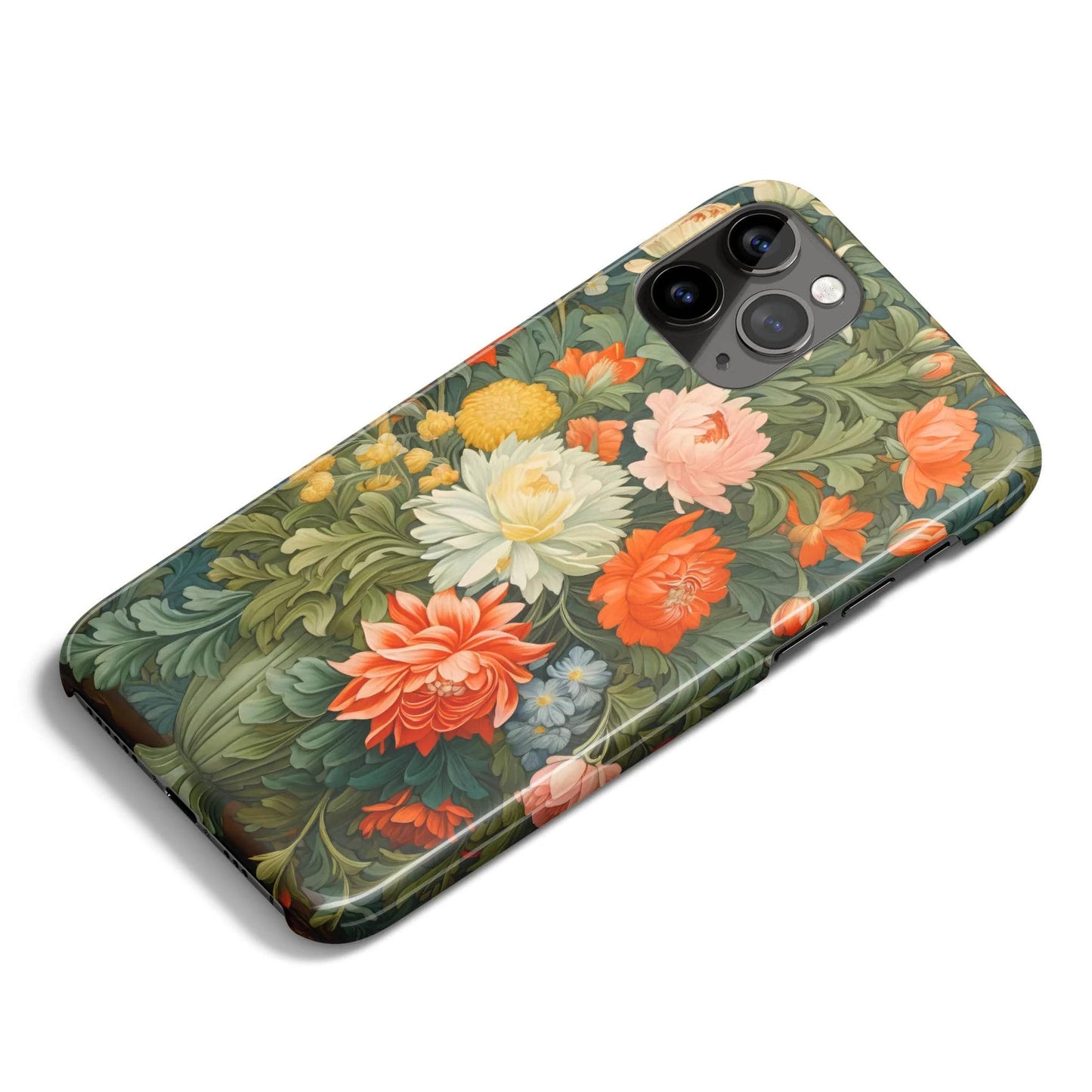 William Morris Elegance Floral iPhone Case - HypeSheriff
