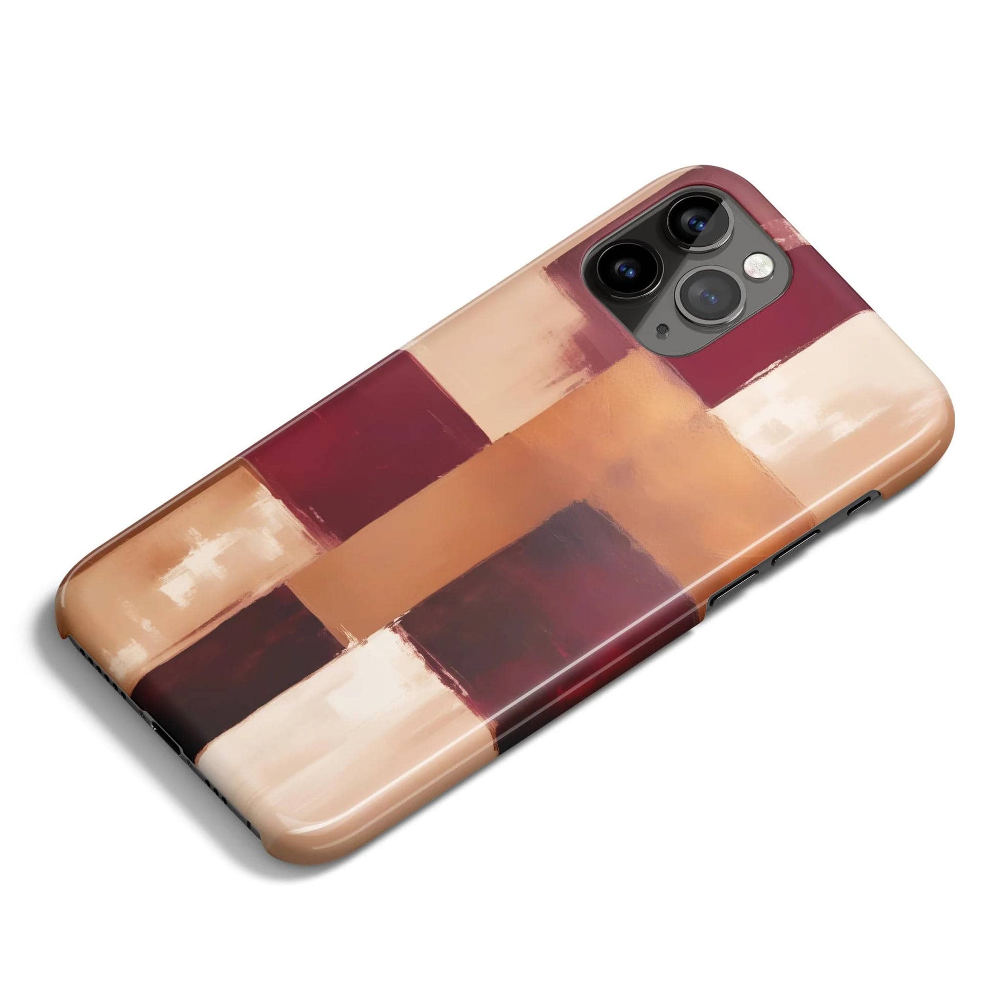 Modern Vintage Geometric iPhone Case - HypeSheriff