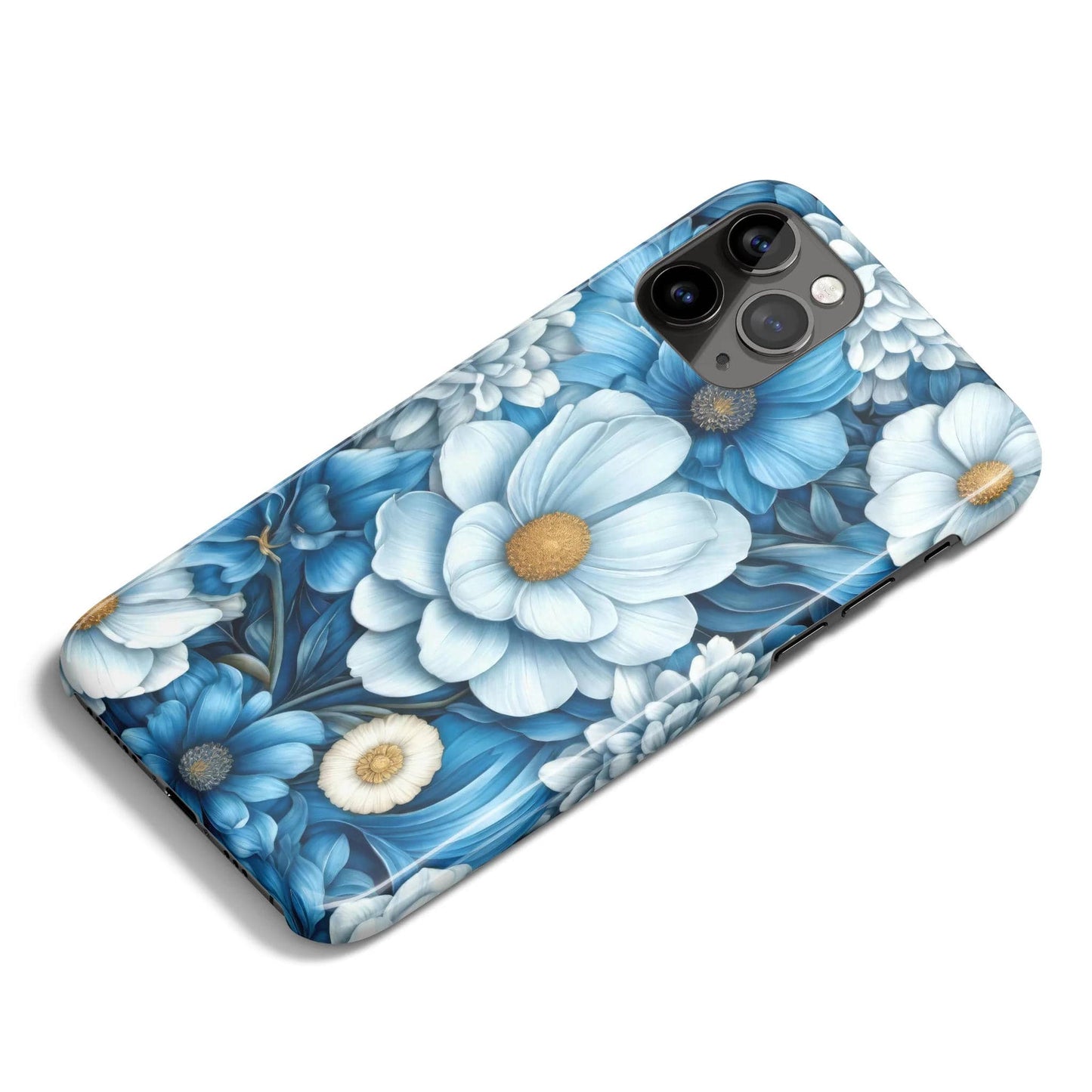 William Morris Floral Blue iPhone Case - HypeSheriff