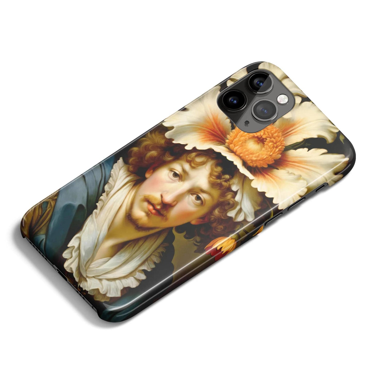 Victorian Man Portrait iPhone Case - HypeSheriff