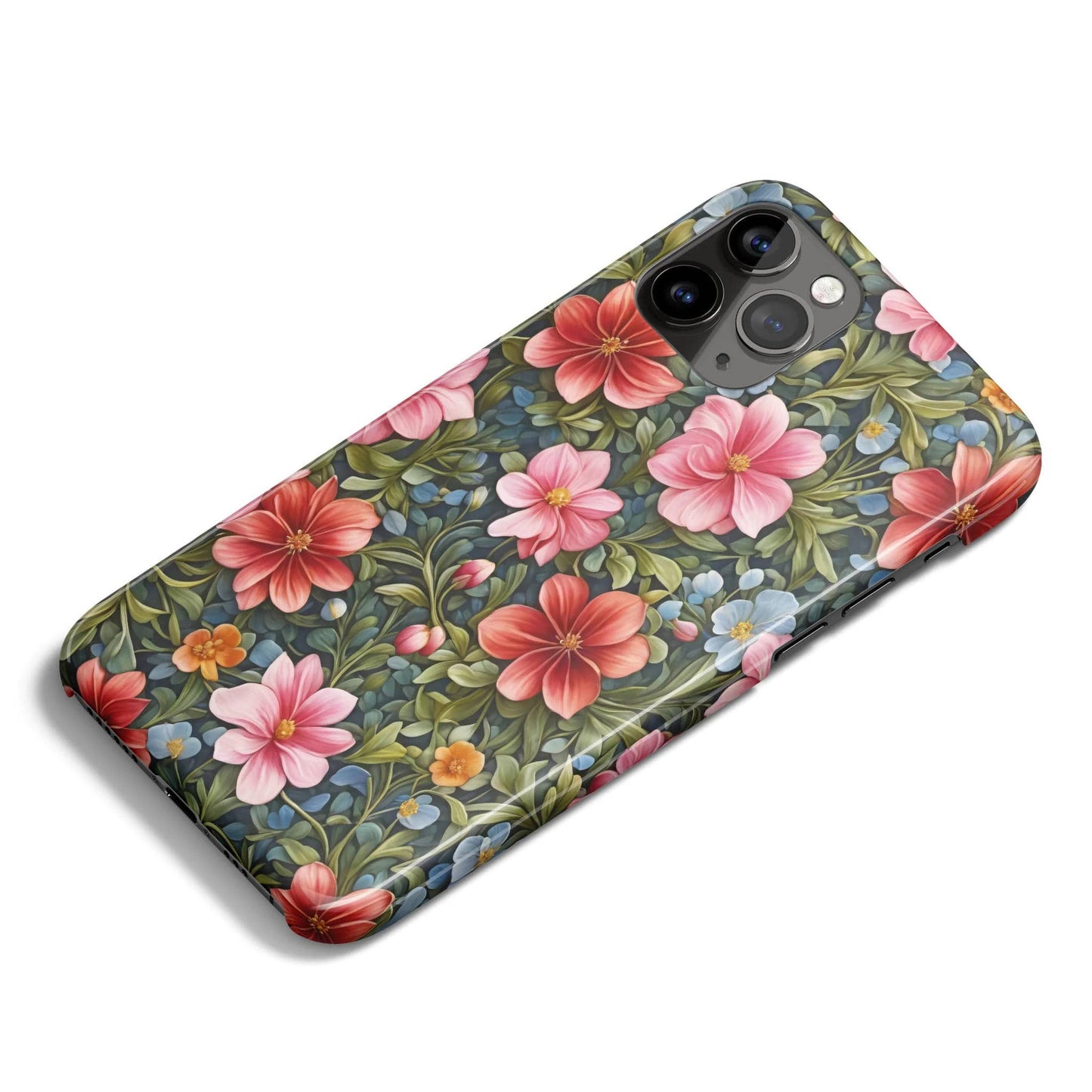 William Morris Floral Pattern iPhone Case - HypeSheriff