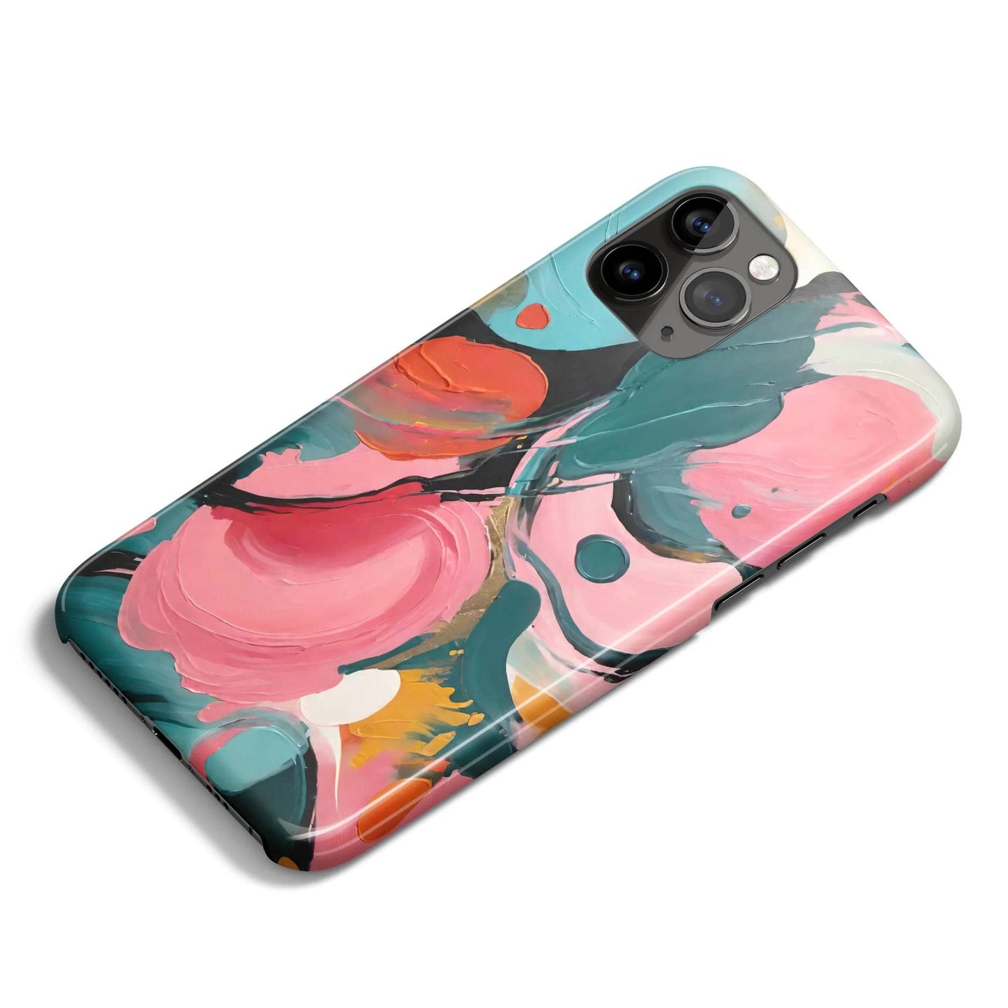Eclectic Colorful Painting iPhone Case - HypeSheriff