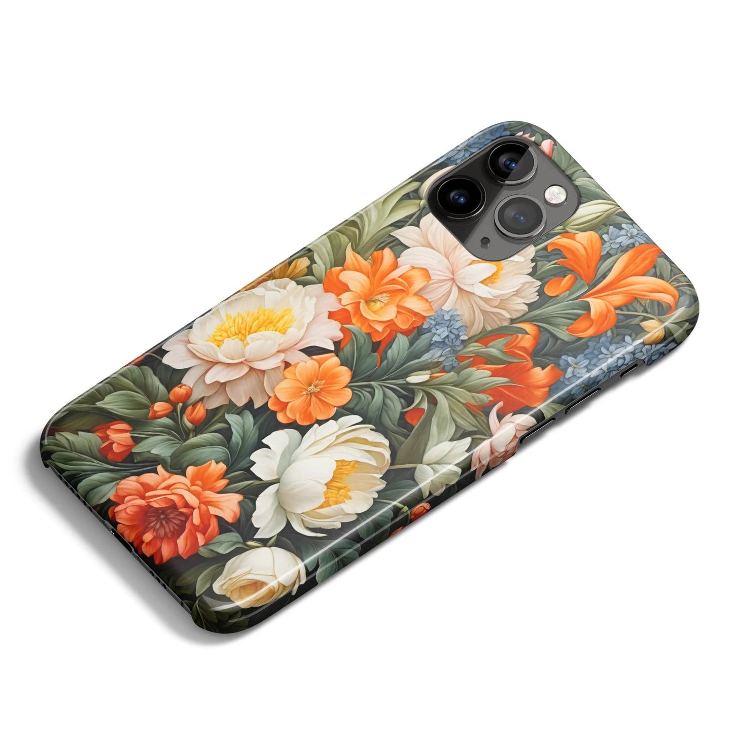 Vintage Floral Painting iPhone Case - HypeSheriff