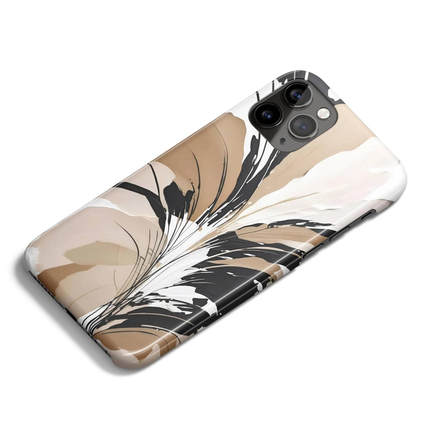 Elegant Nature Beige iPhone Case - HypeSheriff