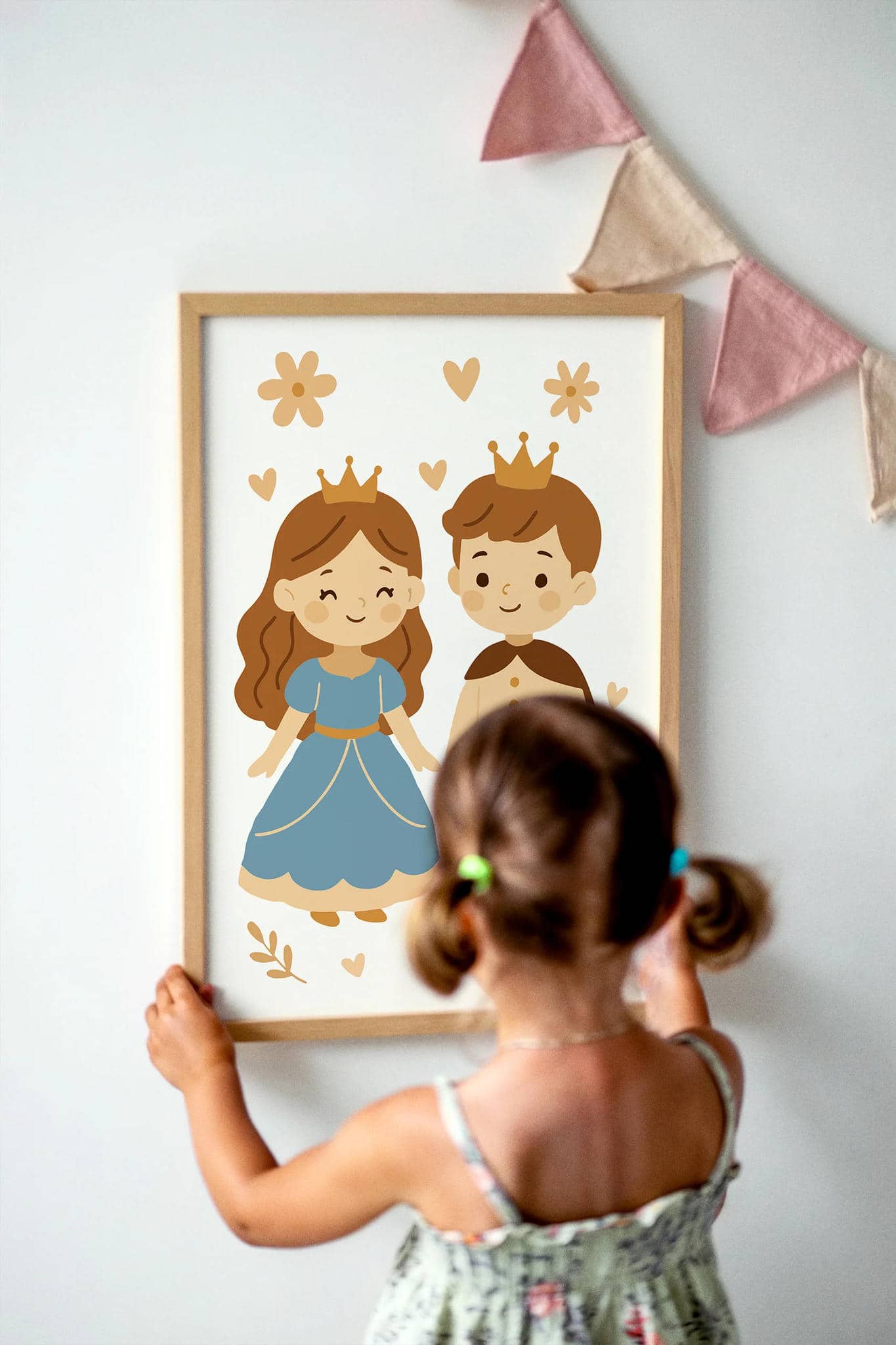 Fairy Tale Prince & Princess Print – Romantic Wall Art