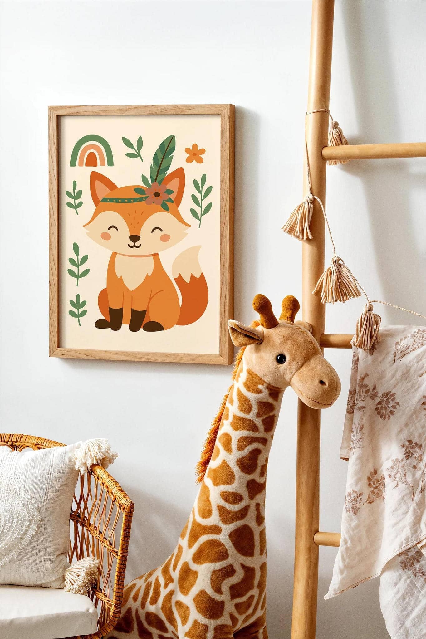 Adorable Fox Print – Forest Animal Decor