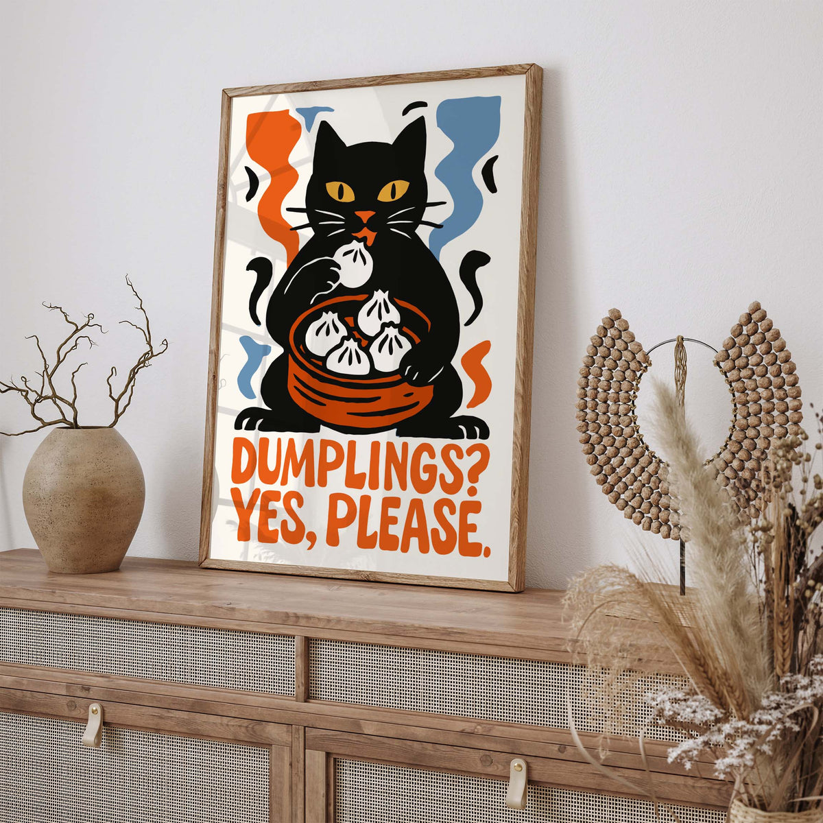 Dumplings Kitchen Wall Art Print