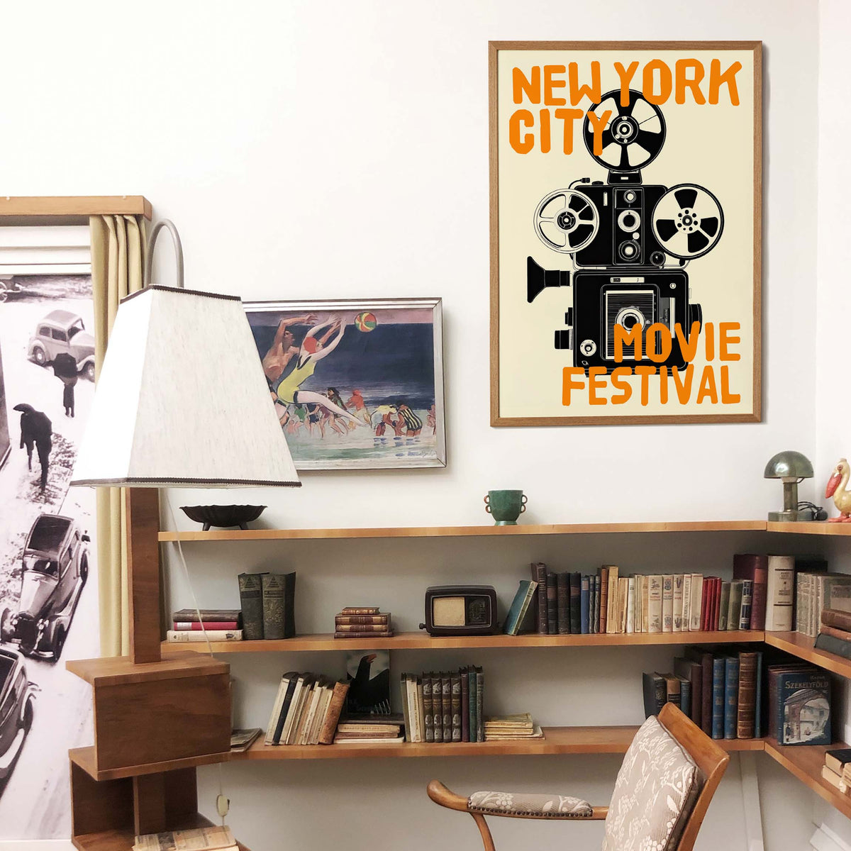 New York Movie Festival Poster Print
