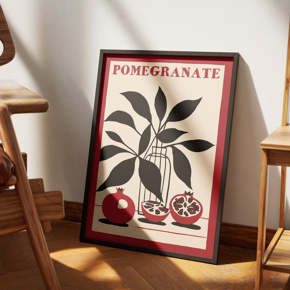 Pomegranate Botanical Poster