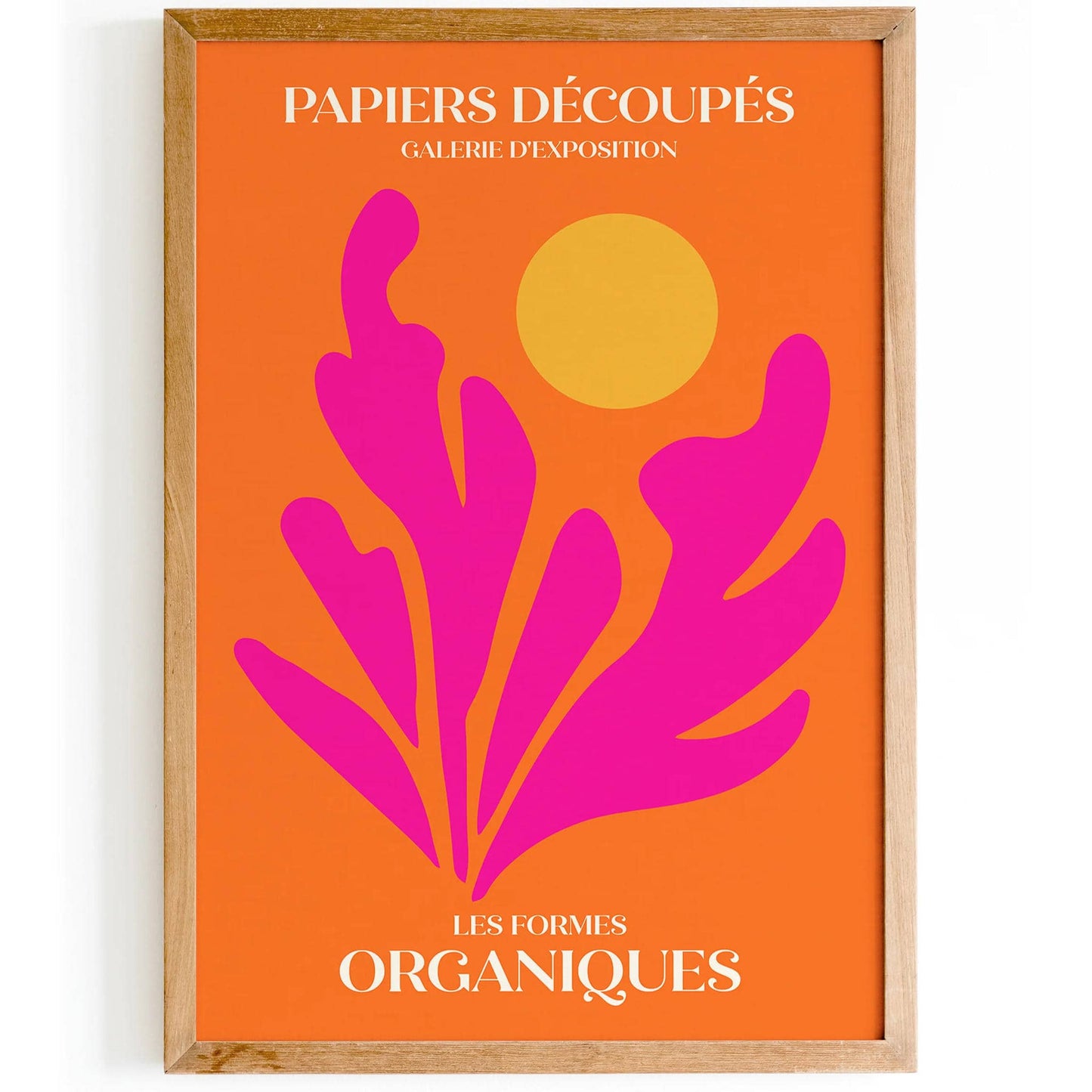 Papiers Decoupes, Les Formes Organiques Wall Art - HypeSheriff