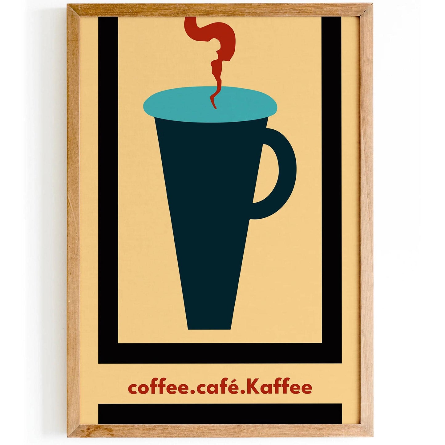 Minimalist Retro Coffee Poster - HypeSheriff