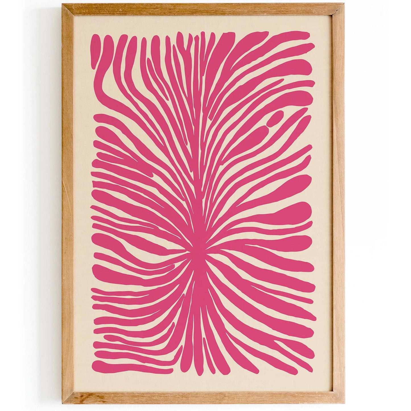 Pink Organic Shape Art Print 2024 - HypeSheriff