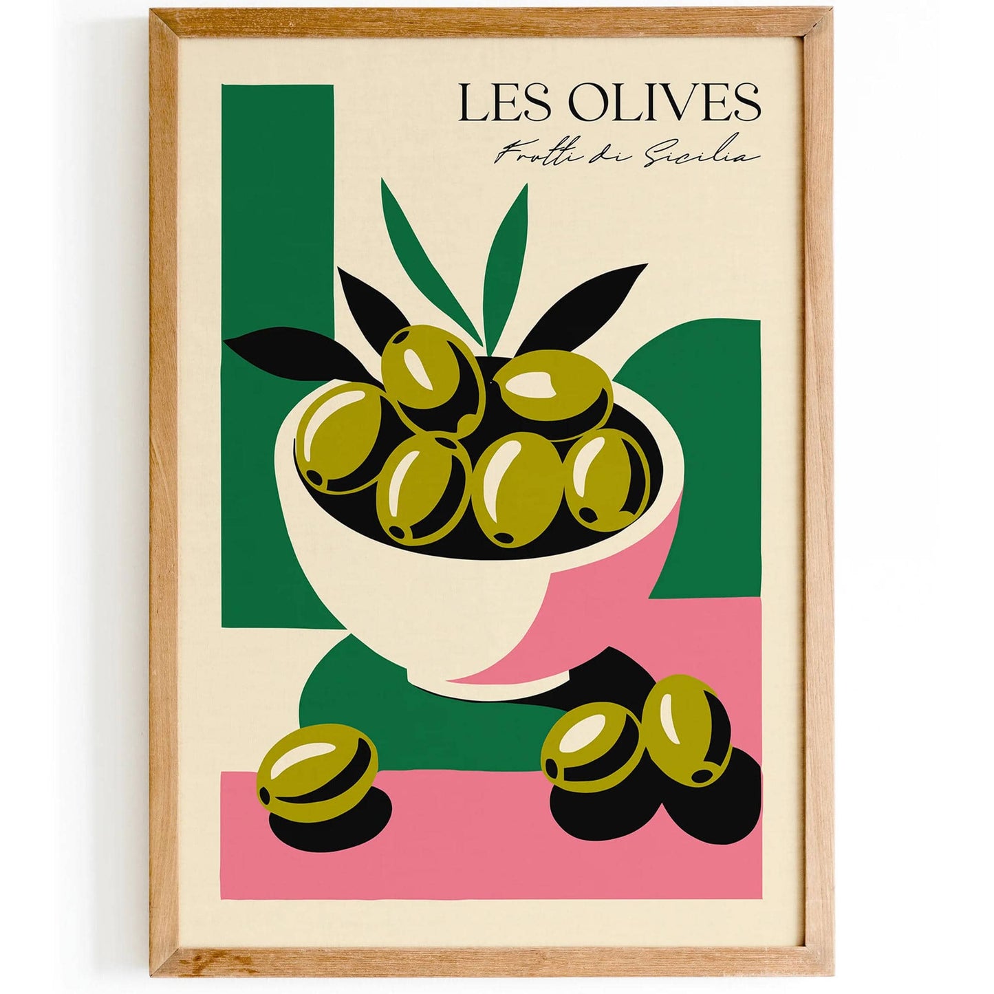 Les Olives Frutti di Sicilia Art Print - HypeSheriff