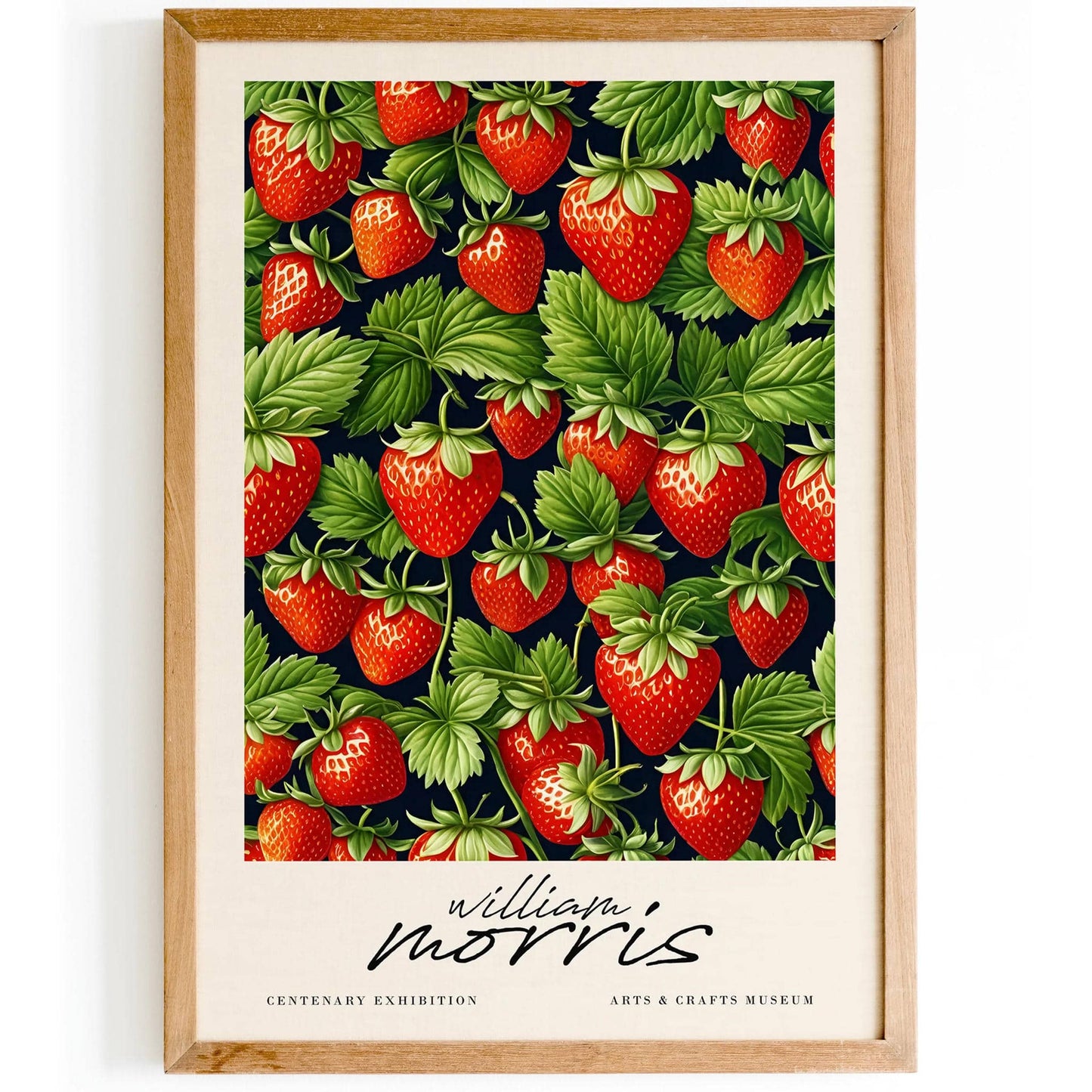 William Morris Strawberry Poster - HypeSheriff