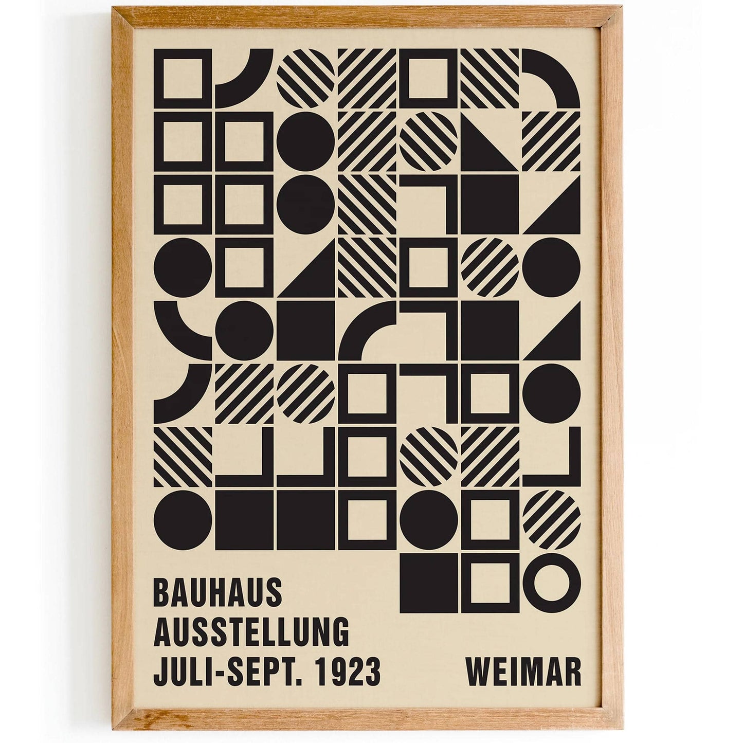 1923 Weimar Bauhaus Exihibition Poster - HypeSheriff