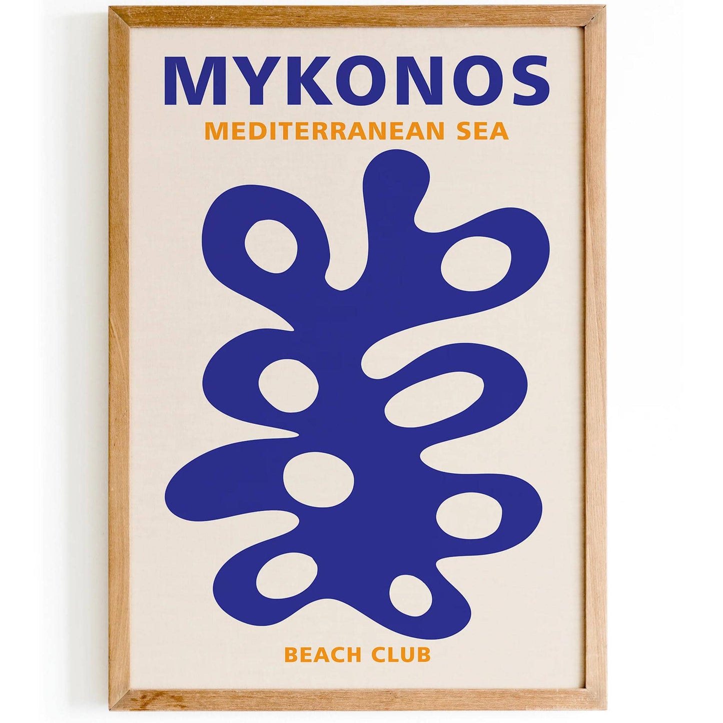 Mykonos Beach Club Poster - HypeSheriff