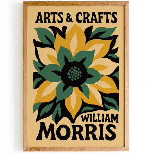 William Morris Arts & Crafts Flower Print