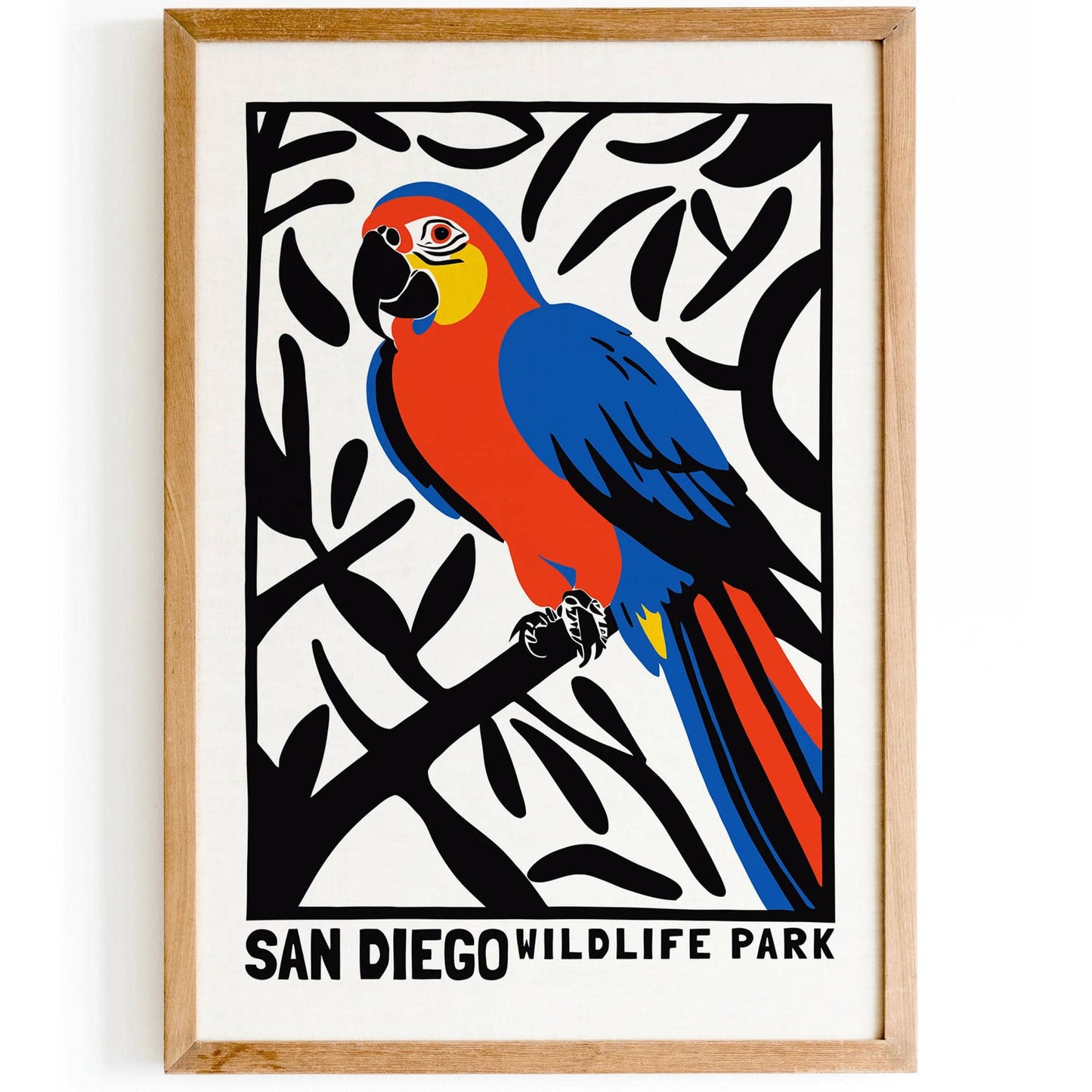 San Diego Wildlife Park Travel Poster - HypeSheriff