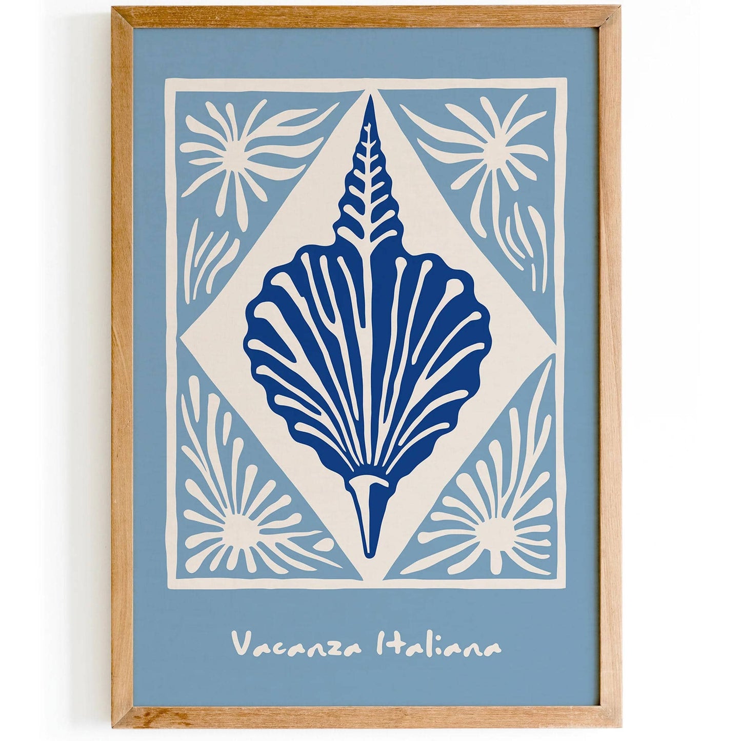 Vacanza Italiana Blue Nautical Art Print