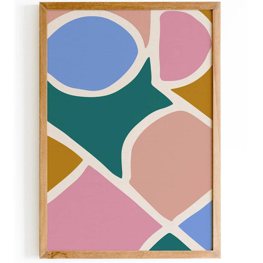 Abstract Colorblocks Poster - Artistic Home Decoration - HypeSheriff