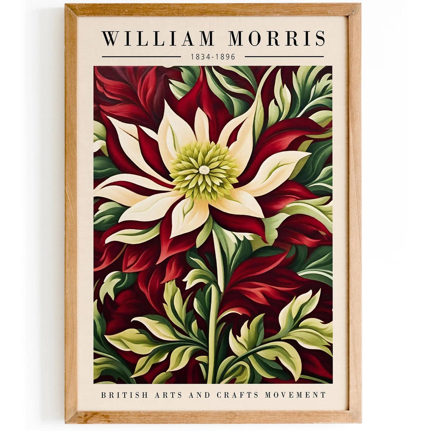 Victorian Gardens: William Morris Botanical Poster - HypeSheriff