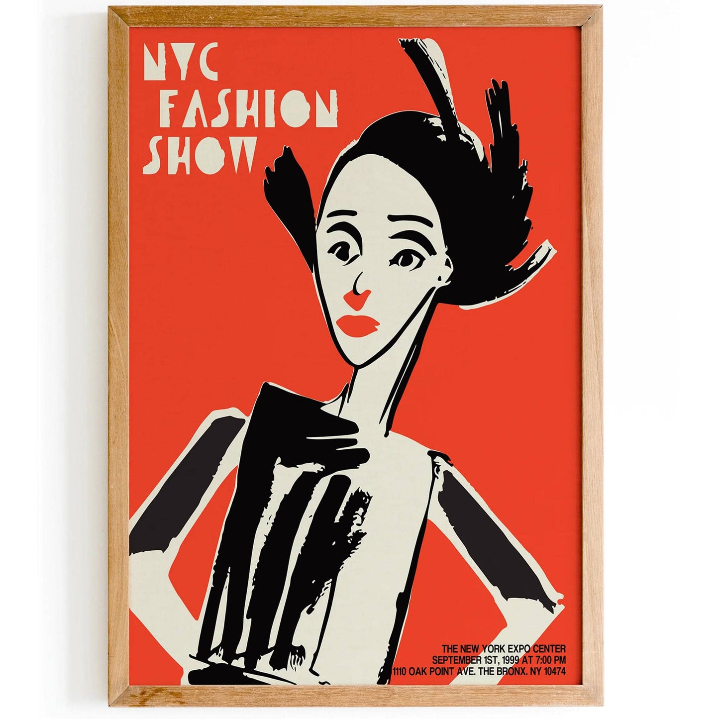 NYC Fashion Show 1999 Vintage Poster - HypeSheriff