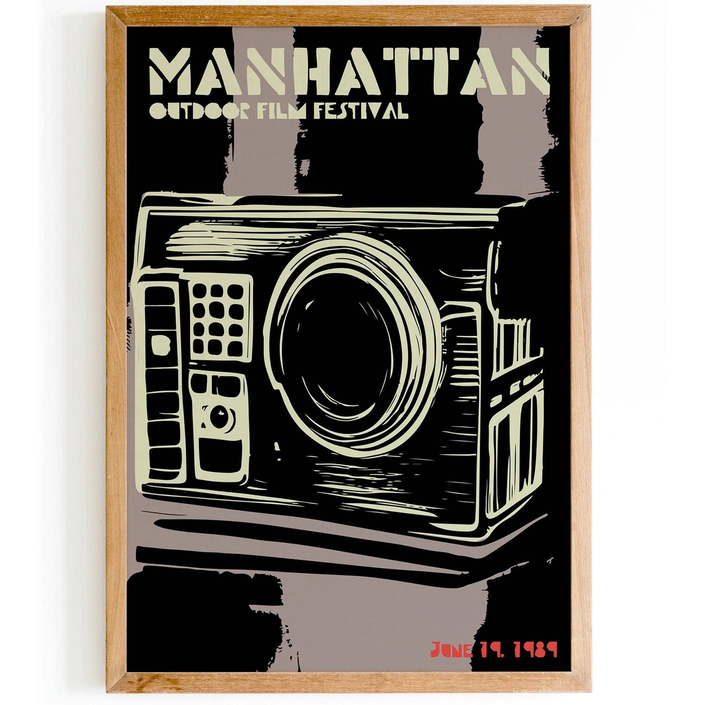 Manhattan Film Festival Vintage Poster - HypeSheriff