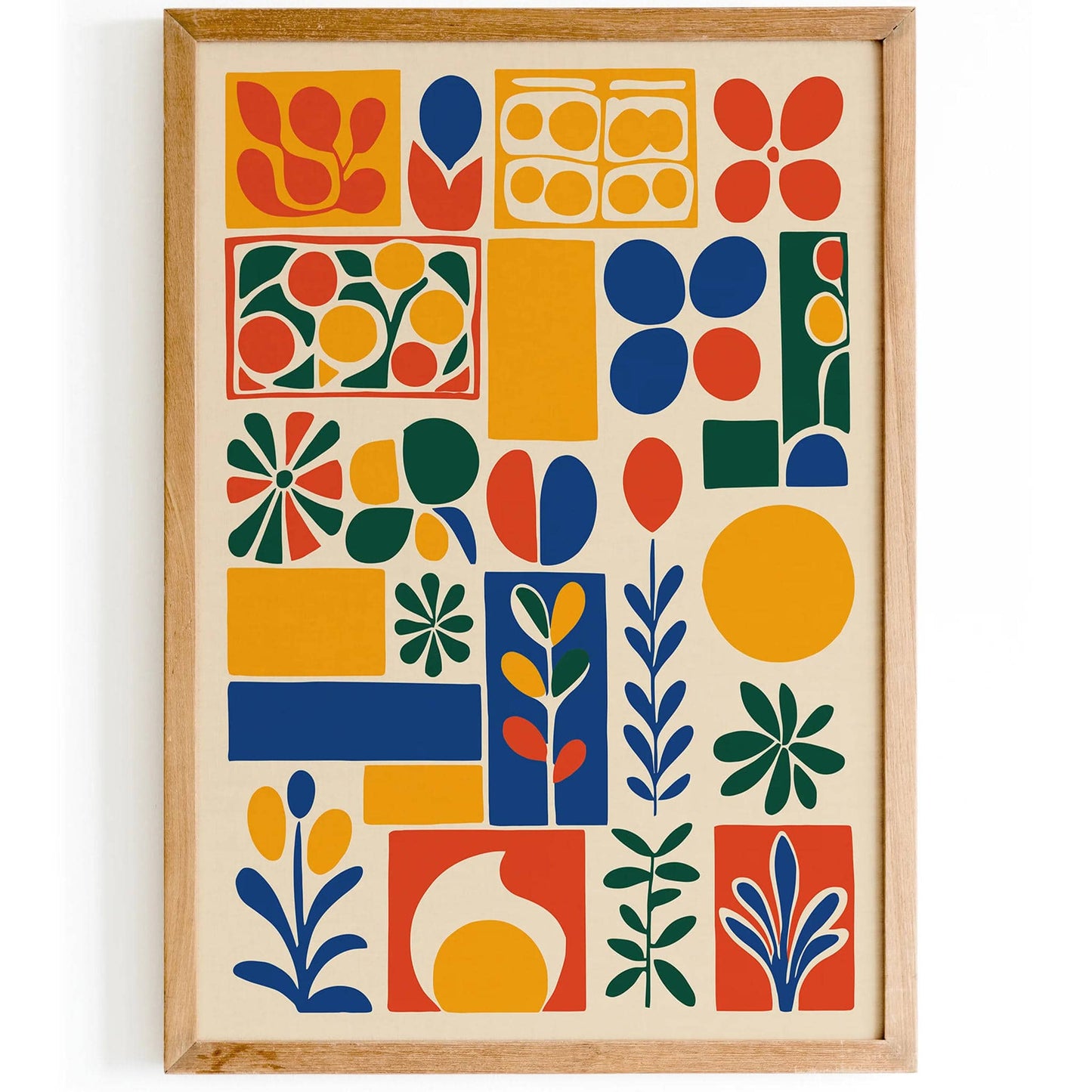 Mid Century Modern Abstract Art Print - HypeSheriff