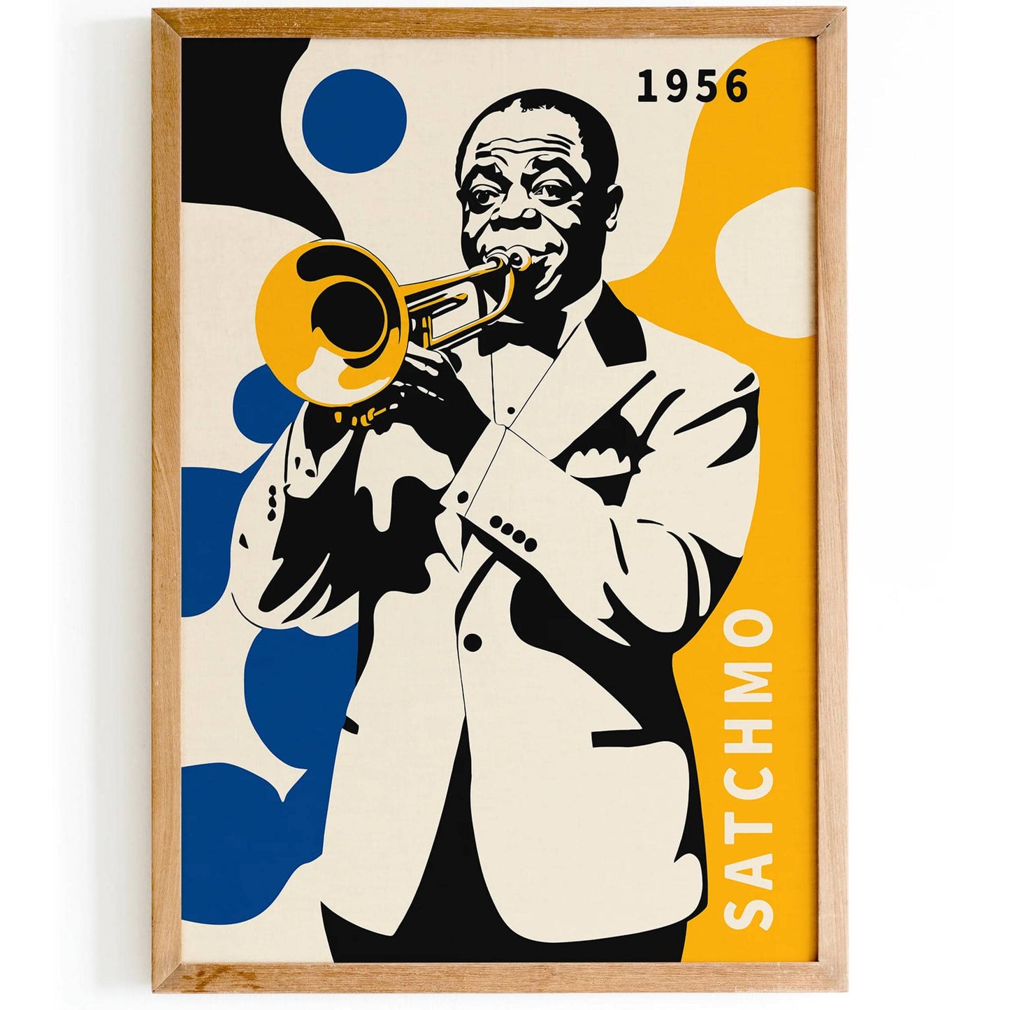 Satchmo, Armstrong Jazz Music Wall Art - HypeSheriff
