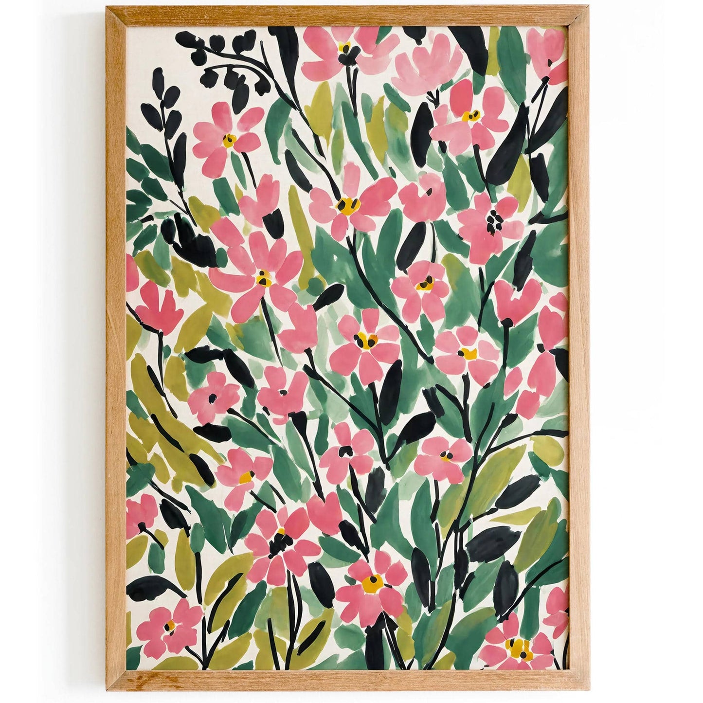 Floral Painting Art Print 2024 - HypeSheriff