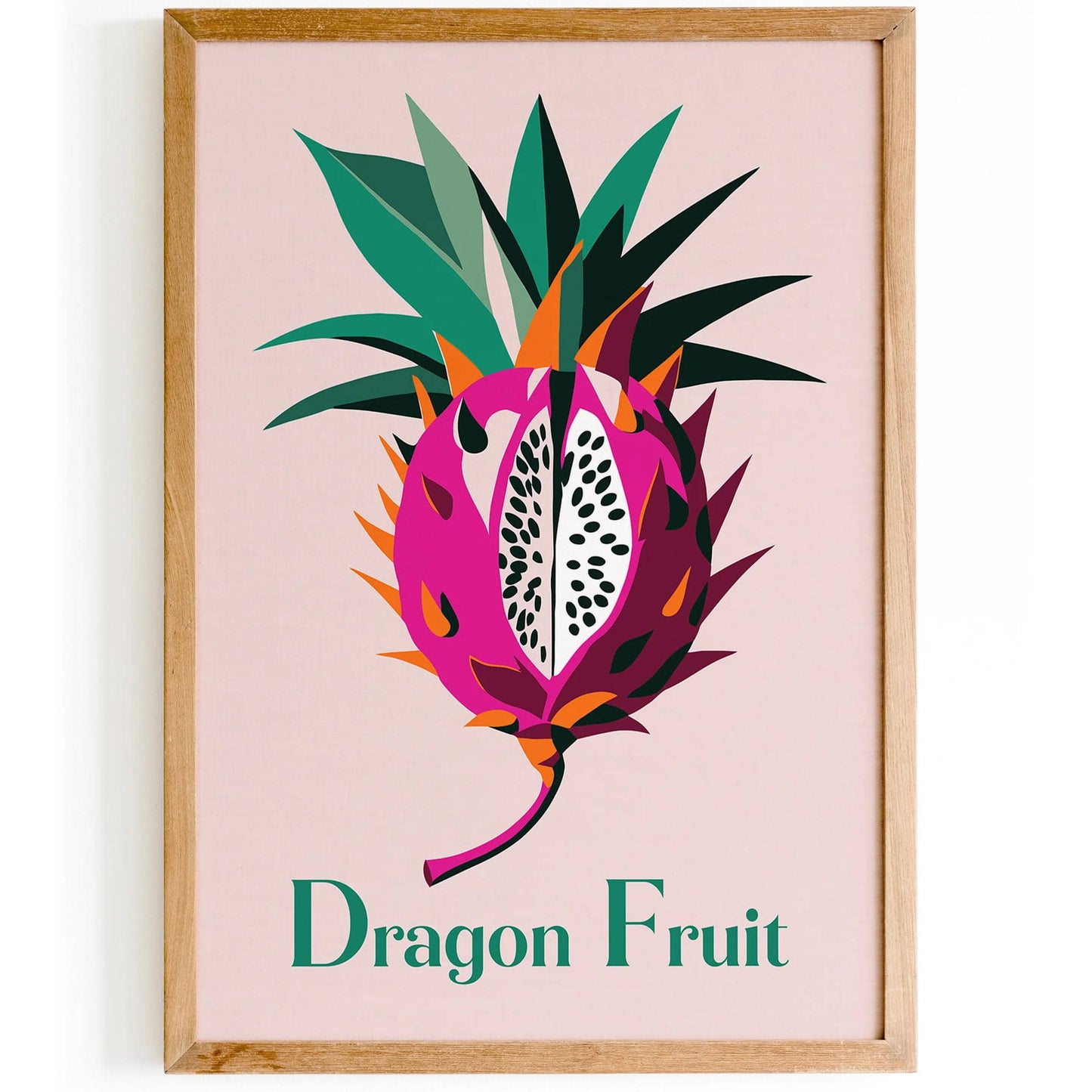 Dragon Fruit Pink Art Print - HypeSheriff