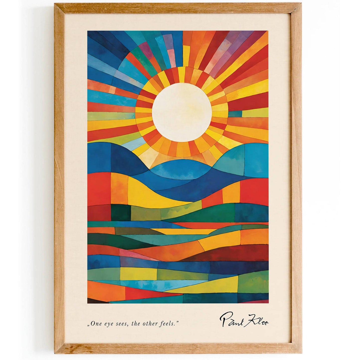 Glance of a Landscape II Paul Klee Wall Art - HypeSheriff