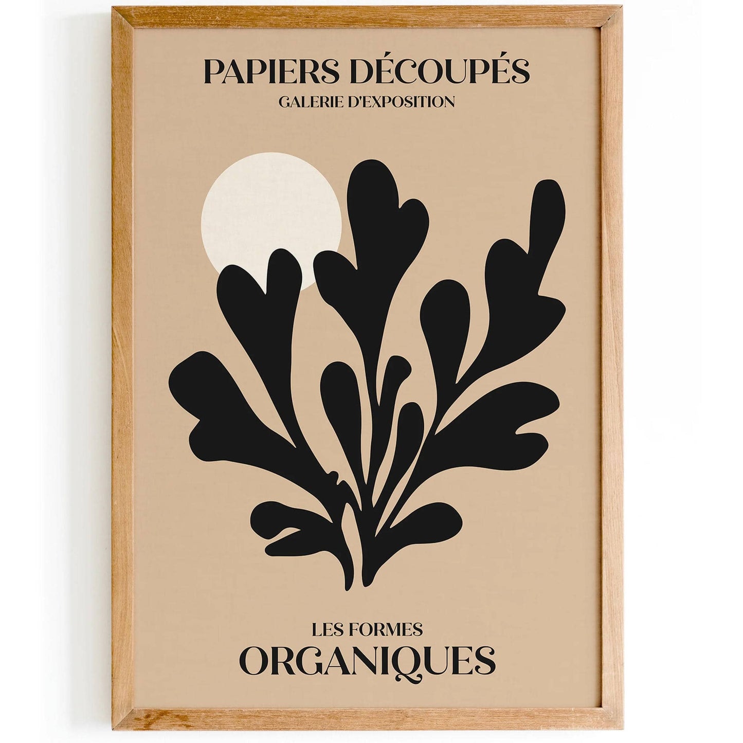 Papiers Decoupes, Les Formes Organiques Poster - HypeSheriff