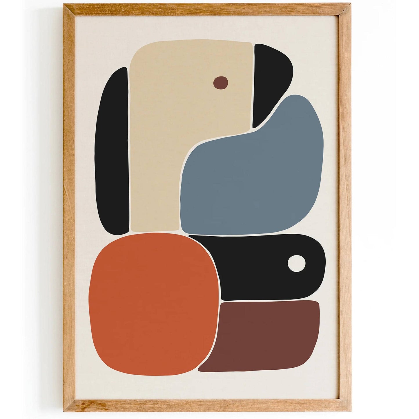 Modern Composition in Nordic Style Art Print - HypeSheriff