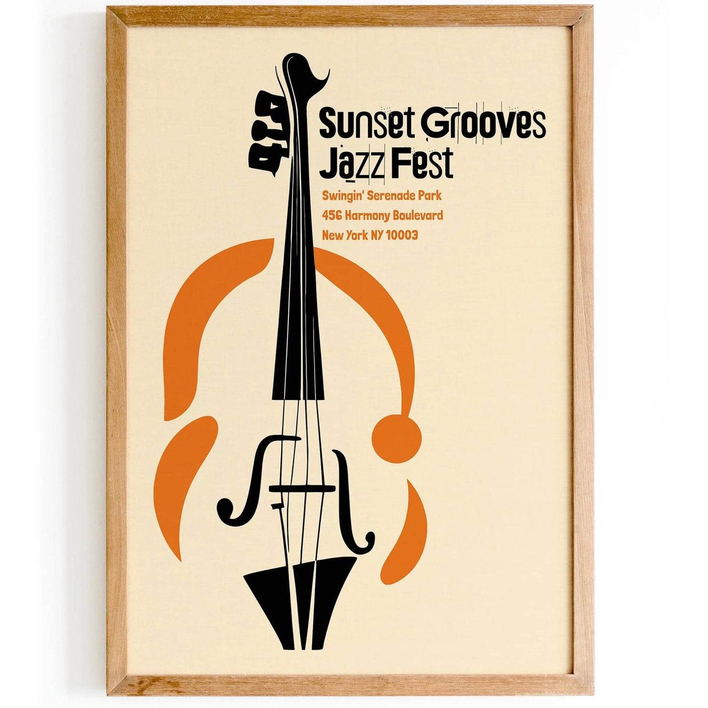 Sunset Groove Jazz Fest 2024 Art Print - HypeSheriff